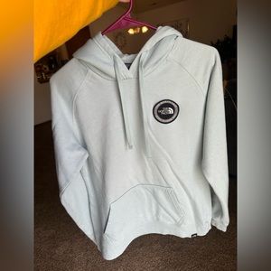 North face sweatshirt- Medium- Very, very faint light green